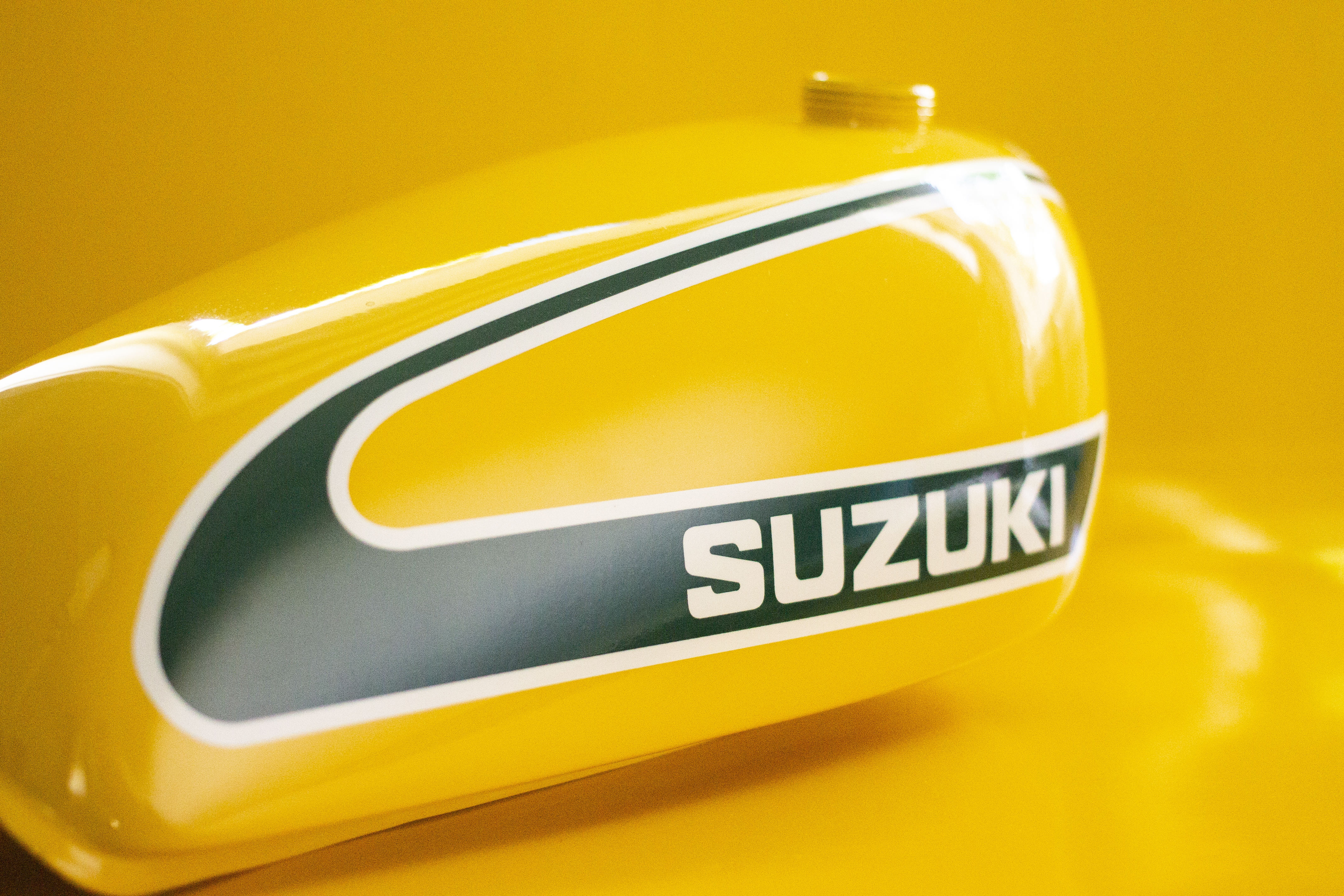 Custom Suzuki tank decal